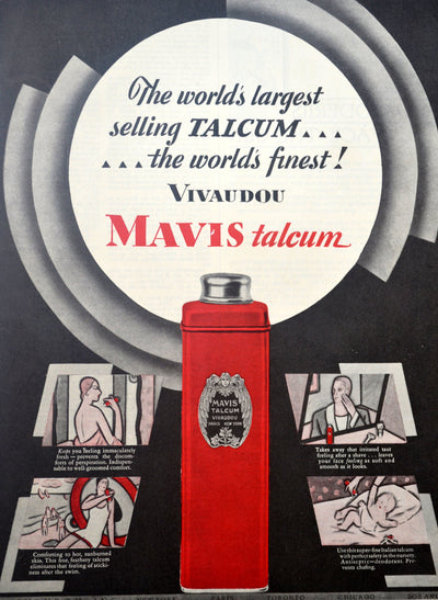 Vintage Perfumed Body Powder & Talcum
