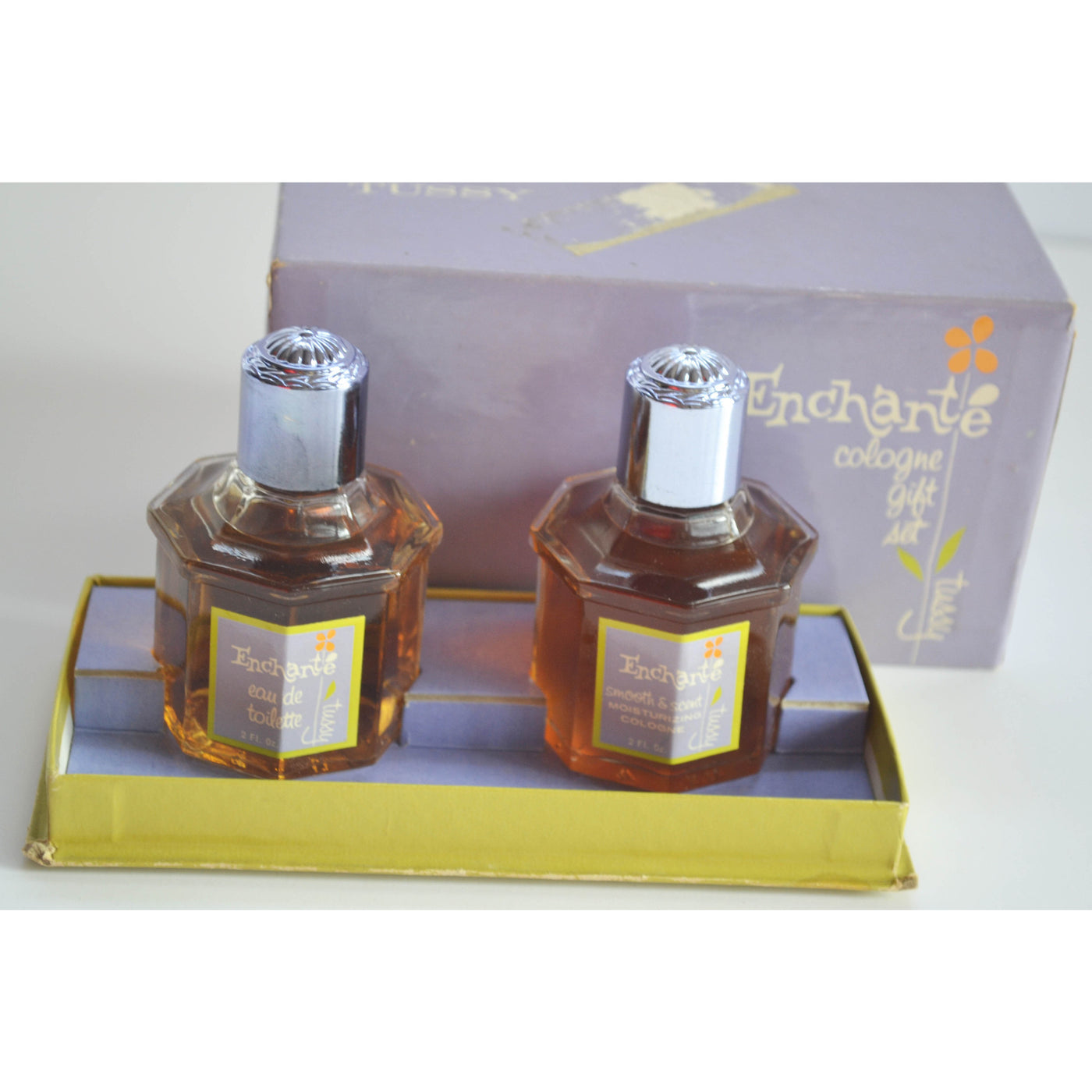 Vintage Enchante Cologne Gift Set By Tussy