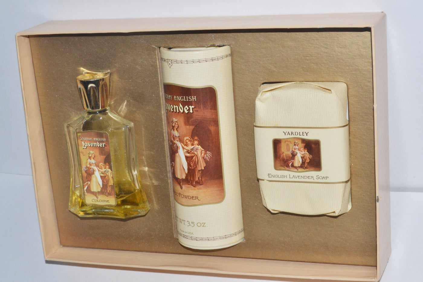 Vintage English Lavender Fragrance Set By Yardley