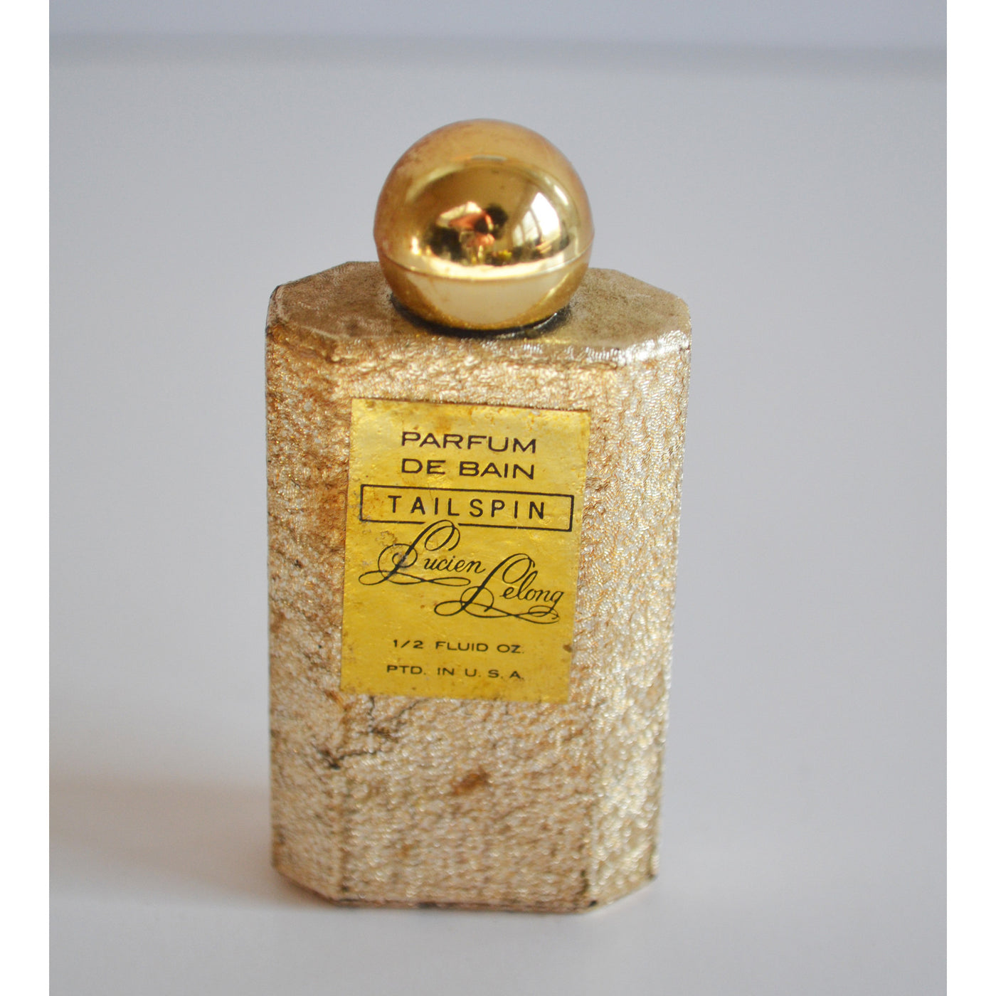 Vintage Tailspin Parfum De Bain By Lucien Lelong 