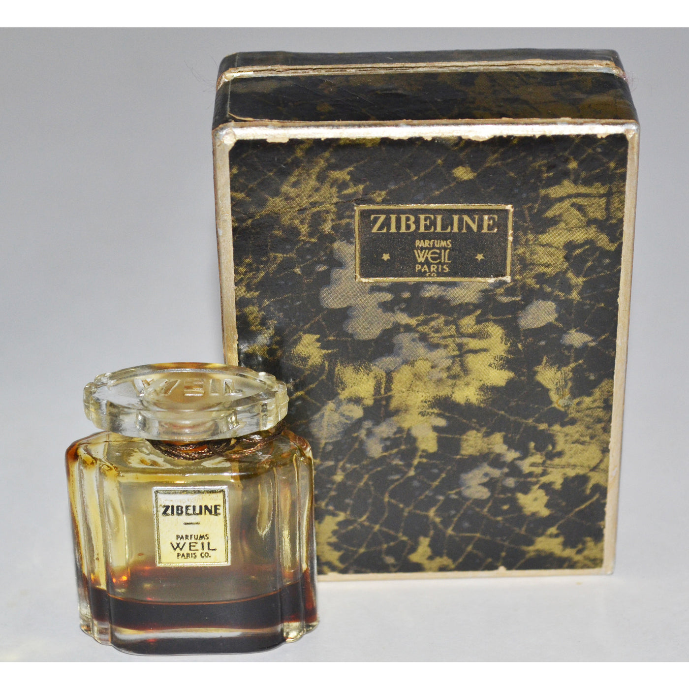 Vintage Zibeline Perfume Baccarat By Weil 
