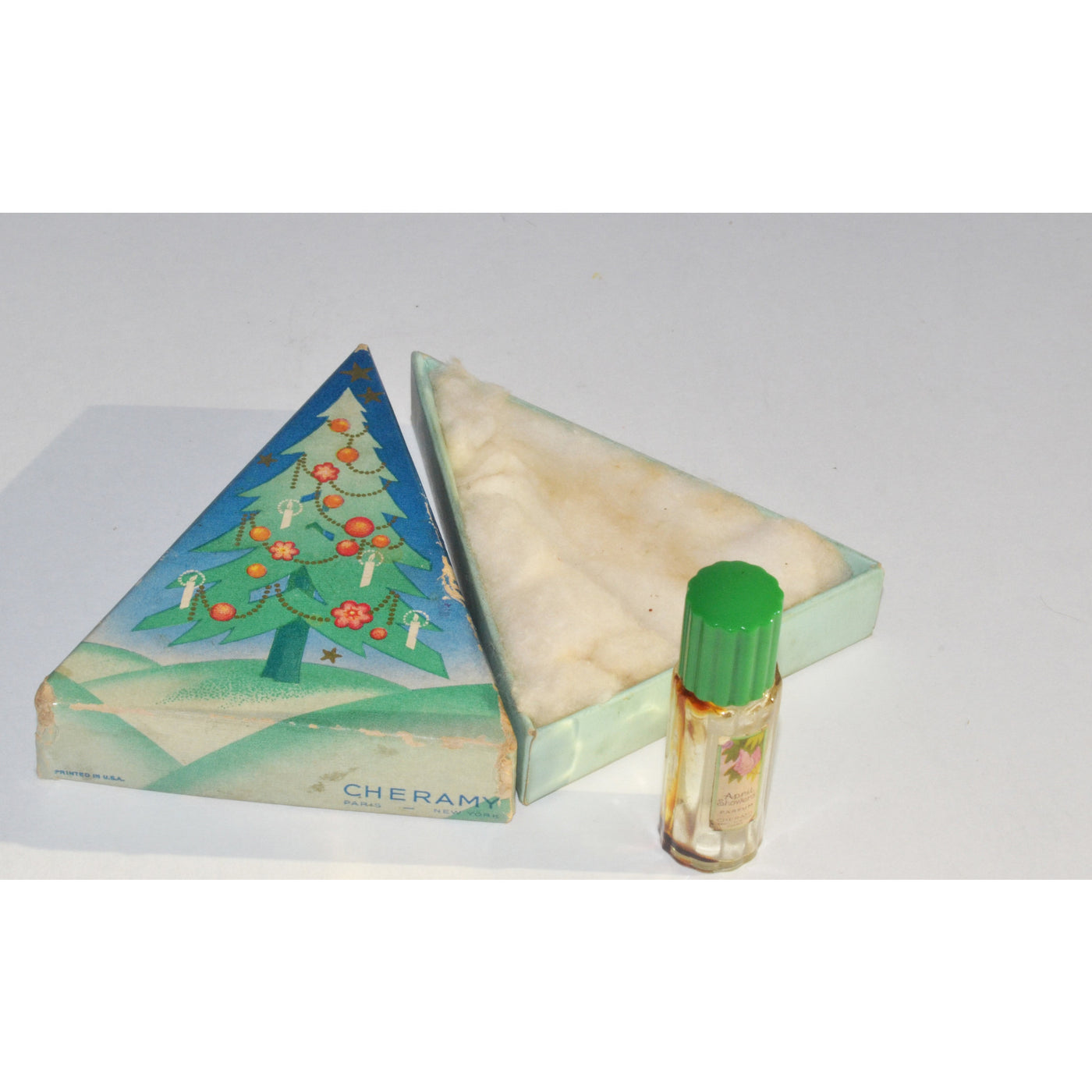 Vintage April Showers Christmas Tree Parfum By Cheramy