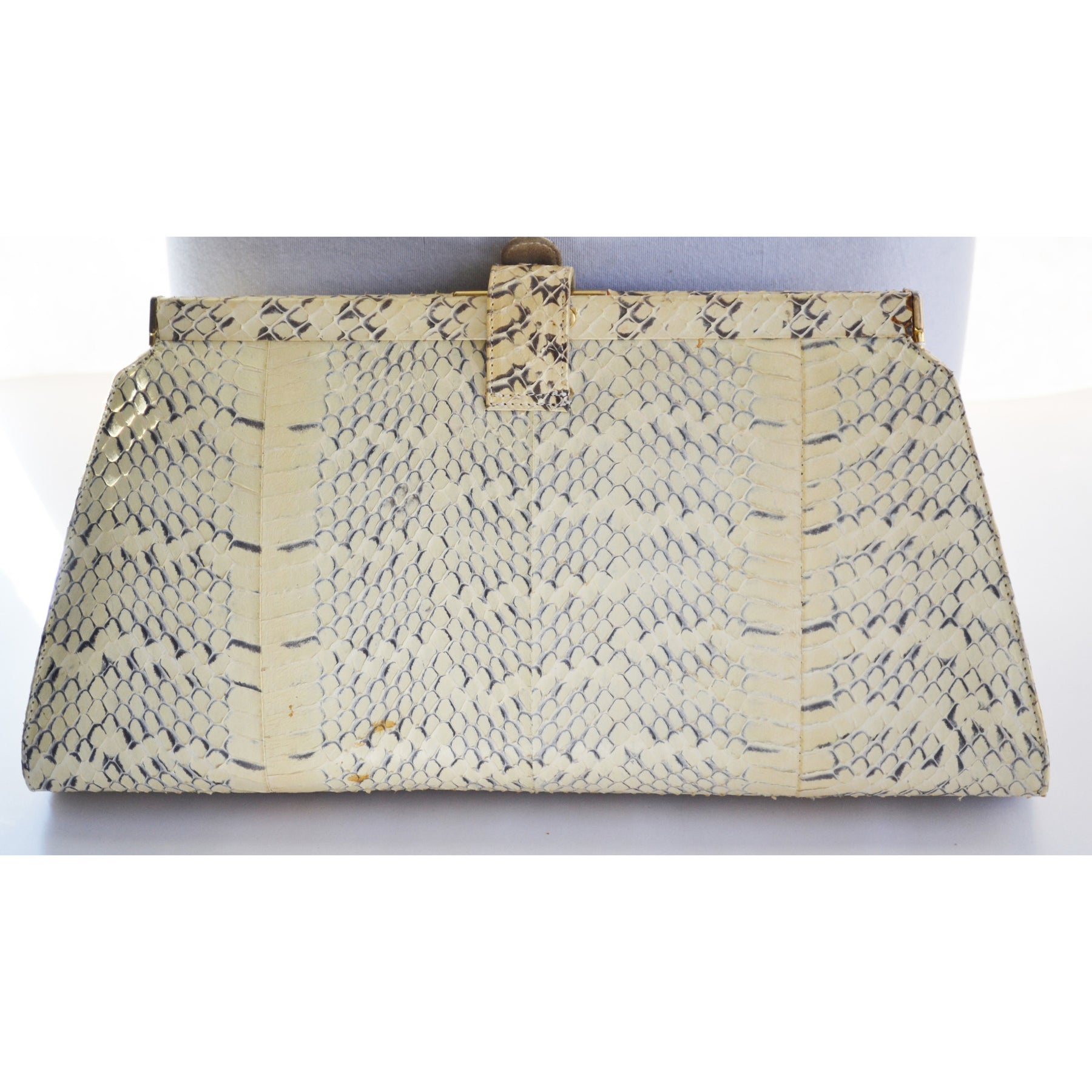 Vintage Cream Python Italian Purse By Battaglia - 1980's – Quirky Finds