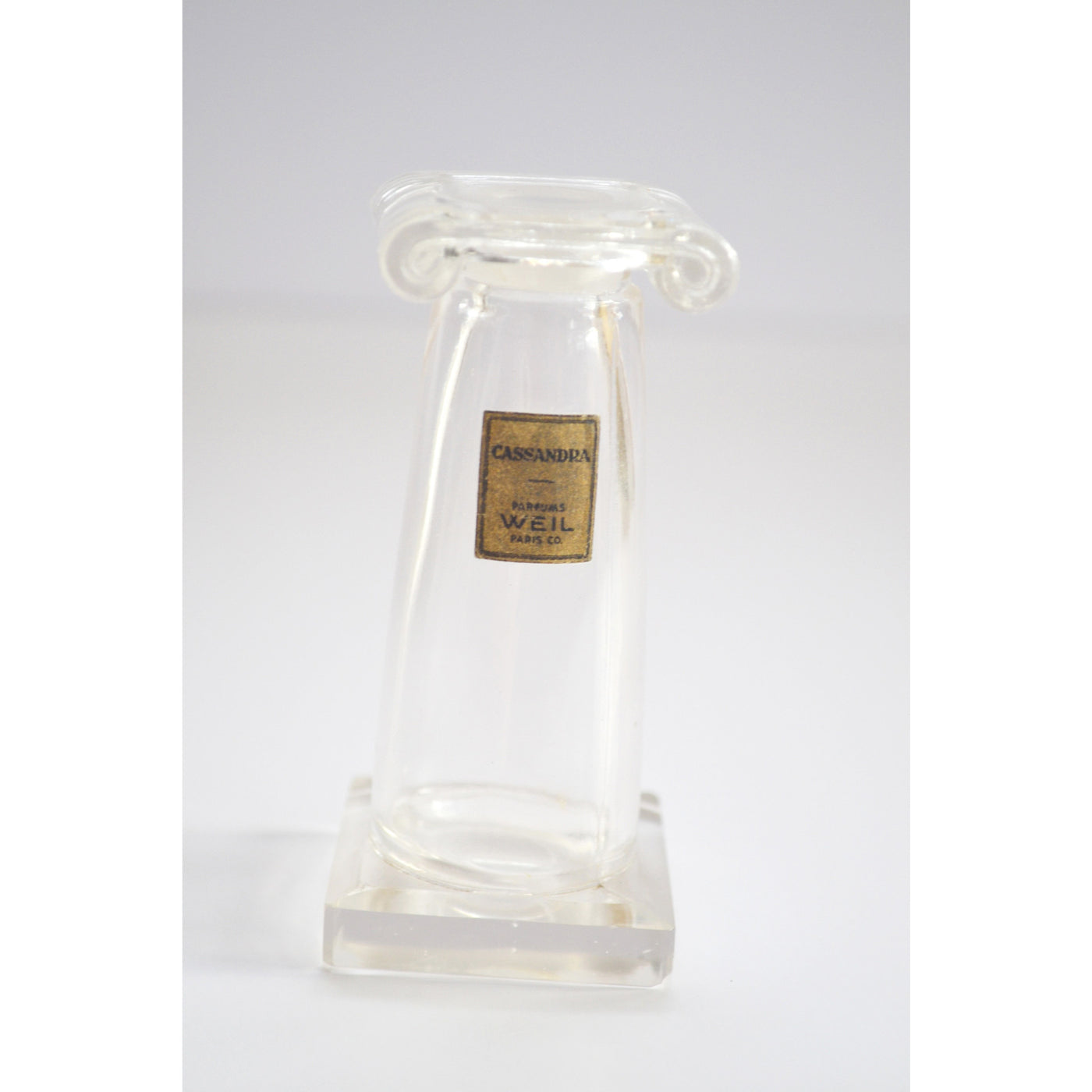 Vintage Cassandra Baccarat Perfume Bottle By Weil