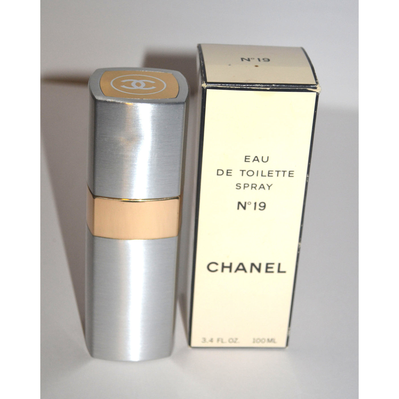 Vintage Chanel No 19 Eau De Toilette Spray Refillable Canister