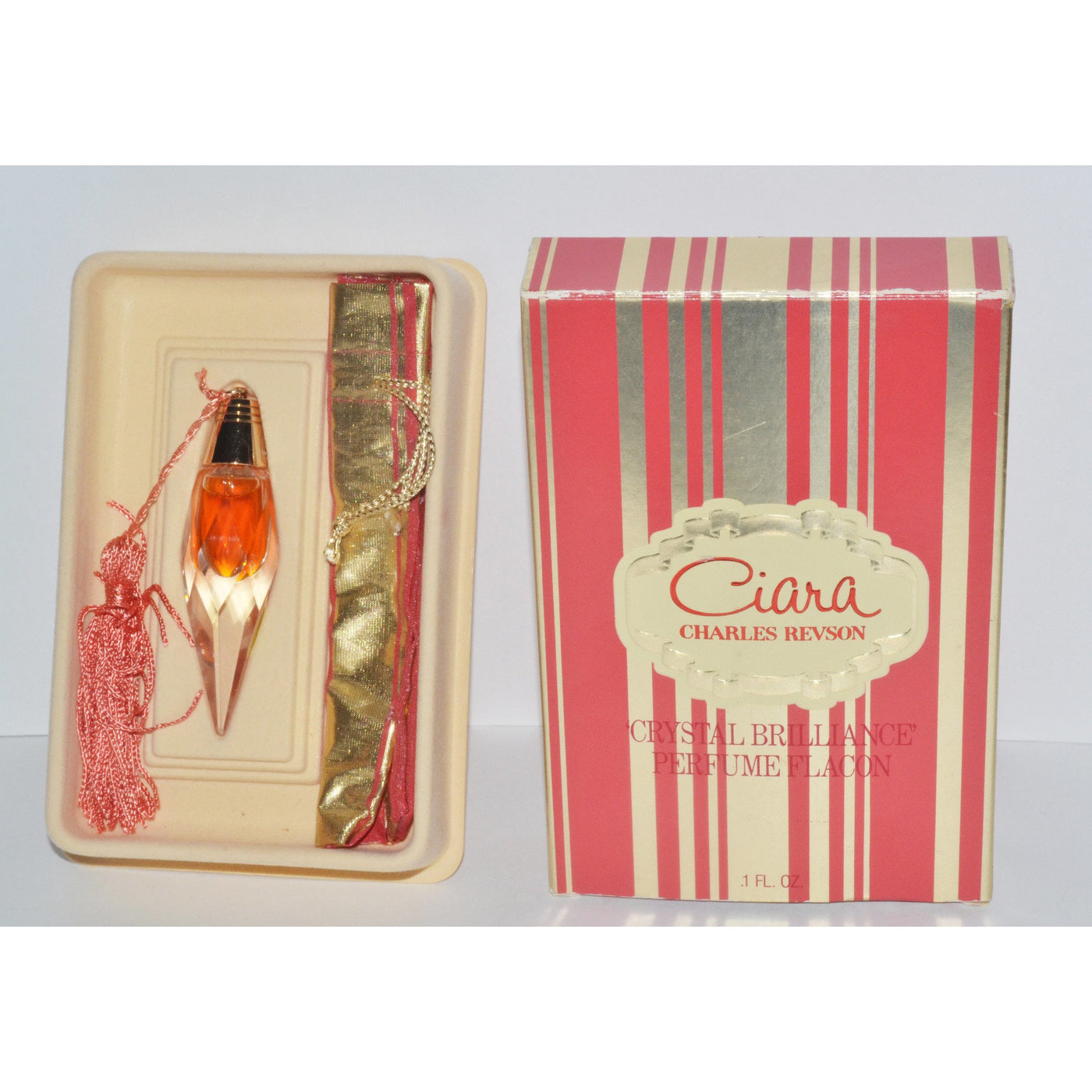 Vintage Charles Revson Ciara Crystal Perfume Flacon