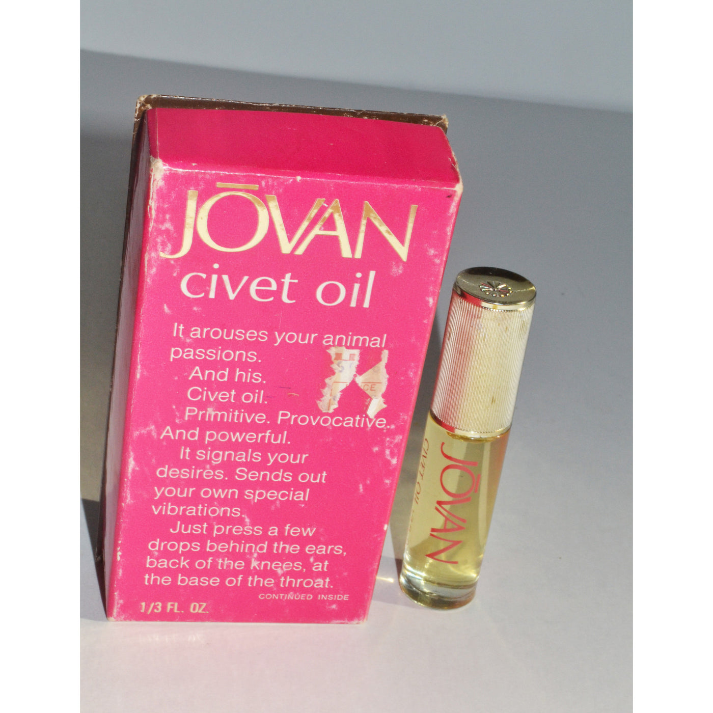 Vintage Jovan Civet Oil