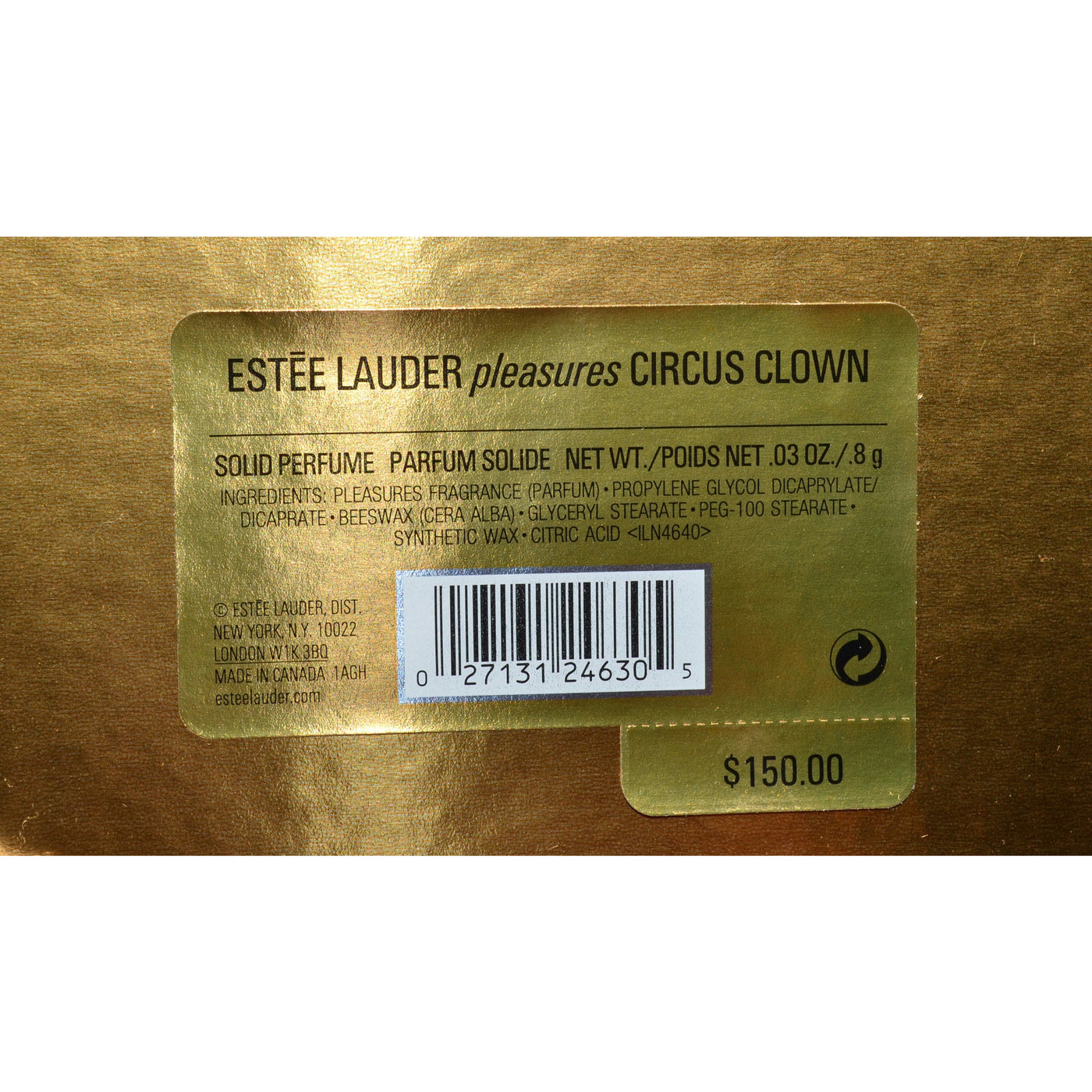 Estee Lauder Pleasures Circus Clown Perfume Compact 2001