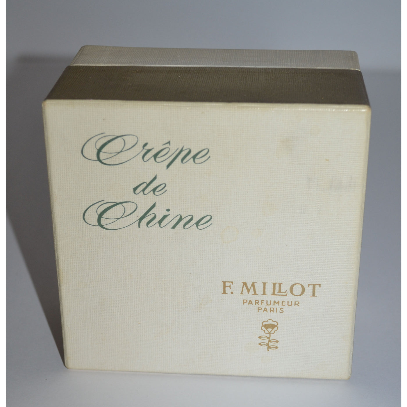 Vintage Crepe de Chine Perfume Bottle By F. Millot