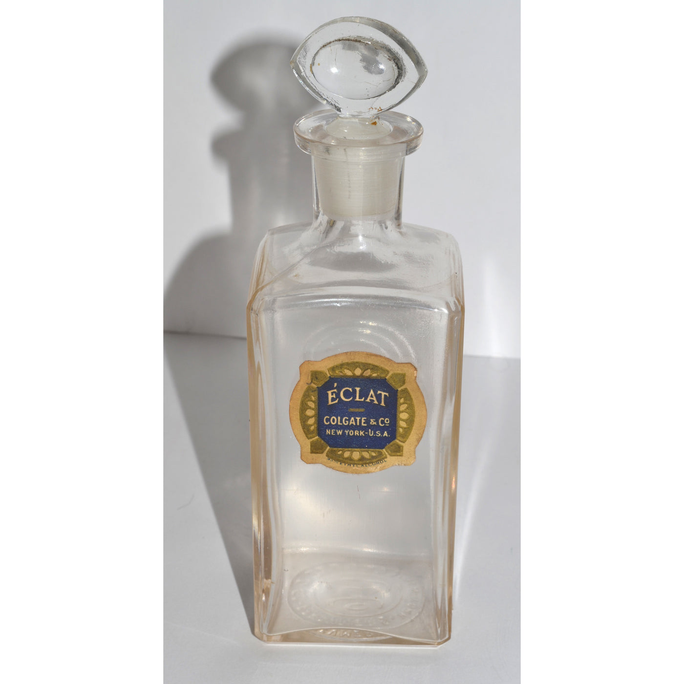 Antique Eclat Apothecary Bottle By Colgate & Co. 