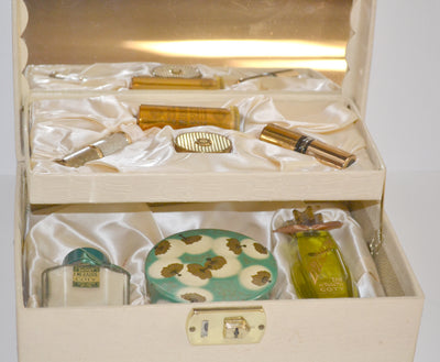 Vintage Emeraude By Coty Jewelry Box Fragrance Set