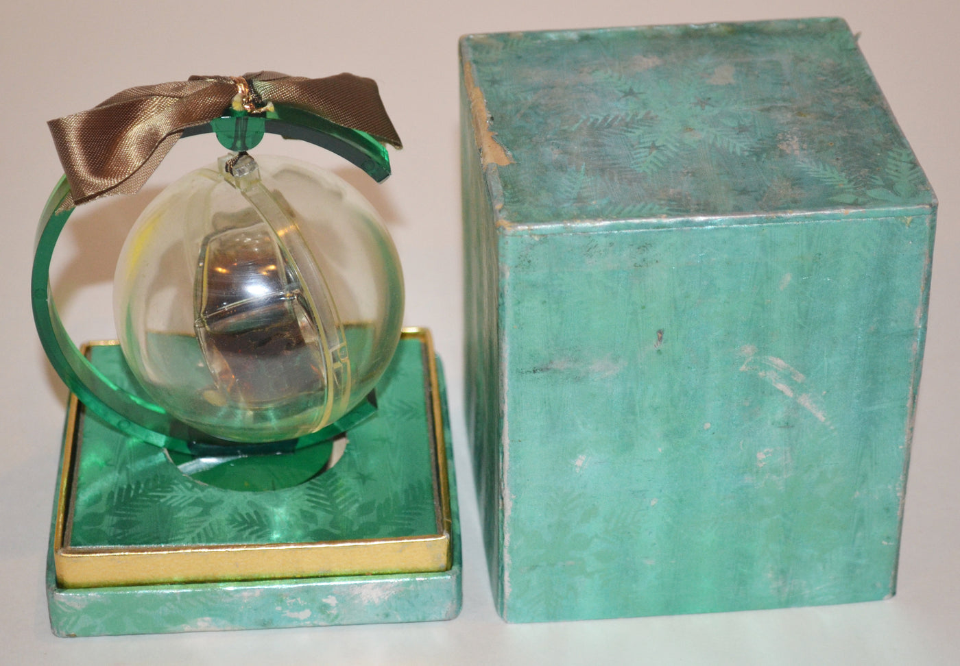 Vintage Emeraude Perfume By Coty Holiday Ornament 