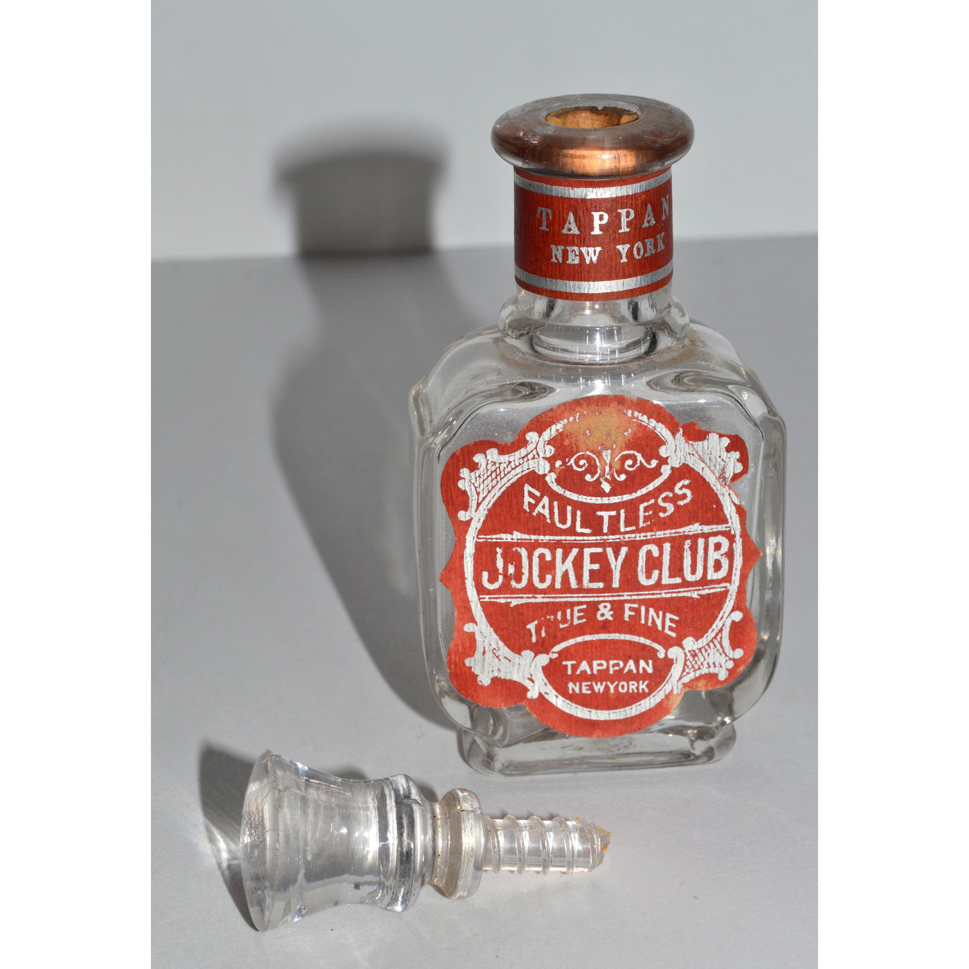 Antique Faultless Jockey Club Perfume Bottle By  Tappan 