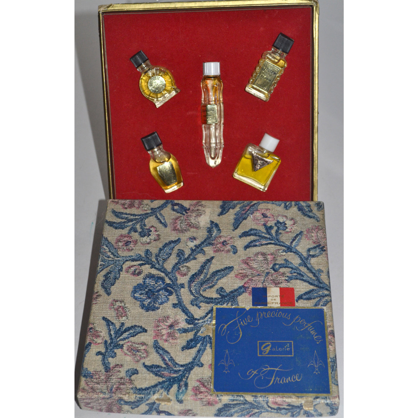 Vintage Five Precious Perfumes Of France Minis By Galerie 