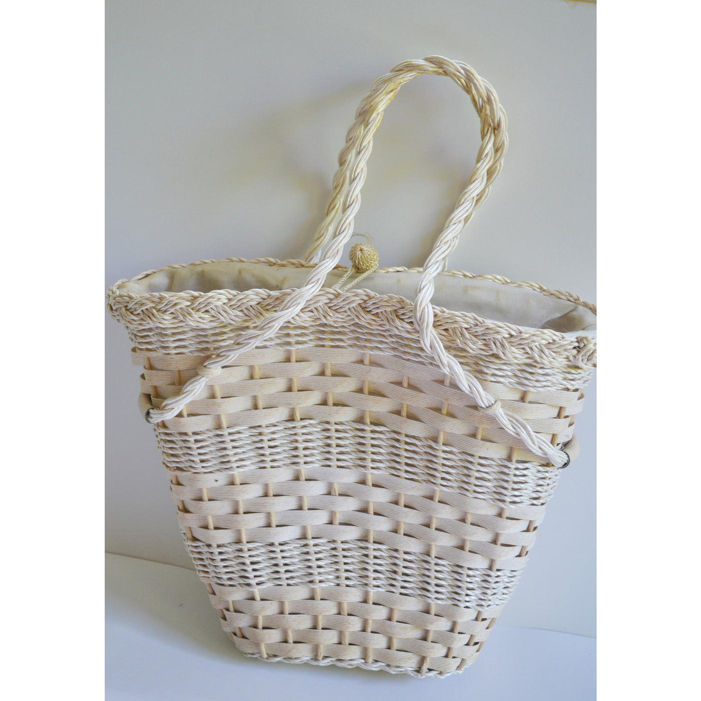 1960s Wicker Basket Box Purse Rare Hand Bag Nantucket Summer Bag Etien –  Aft Cabin Vintage