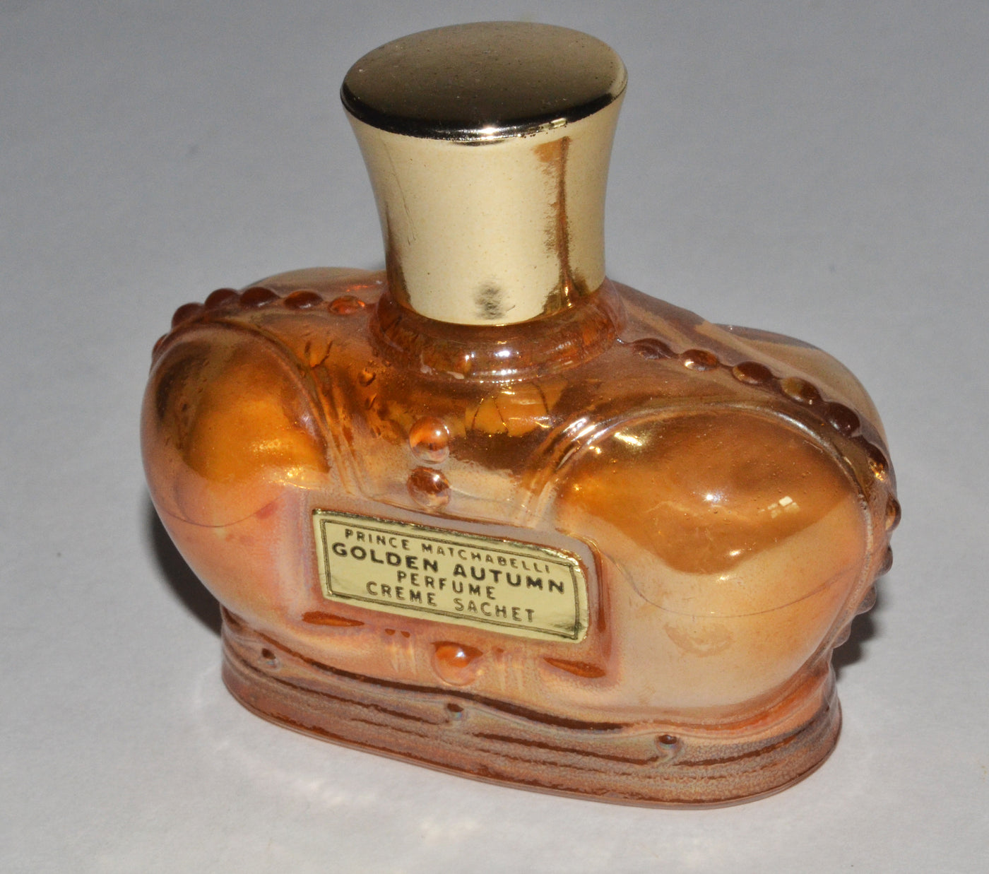 Vintage Golden Autumn Perfume Creme Sachet By Prince Matchabelli