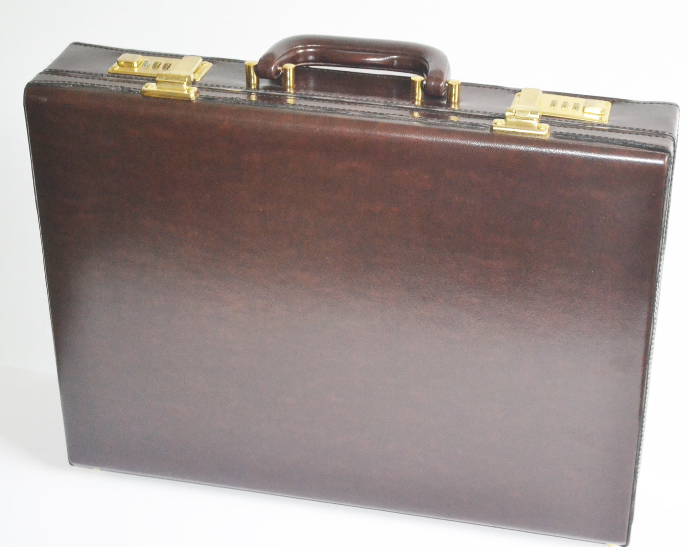 Vintage Halston Leather Attache Briefcase