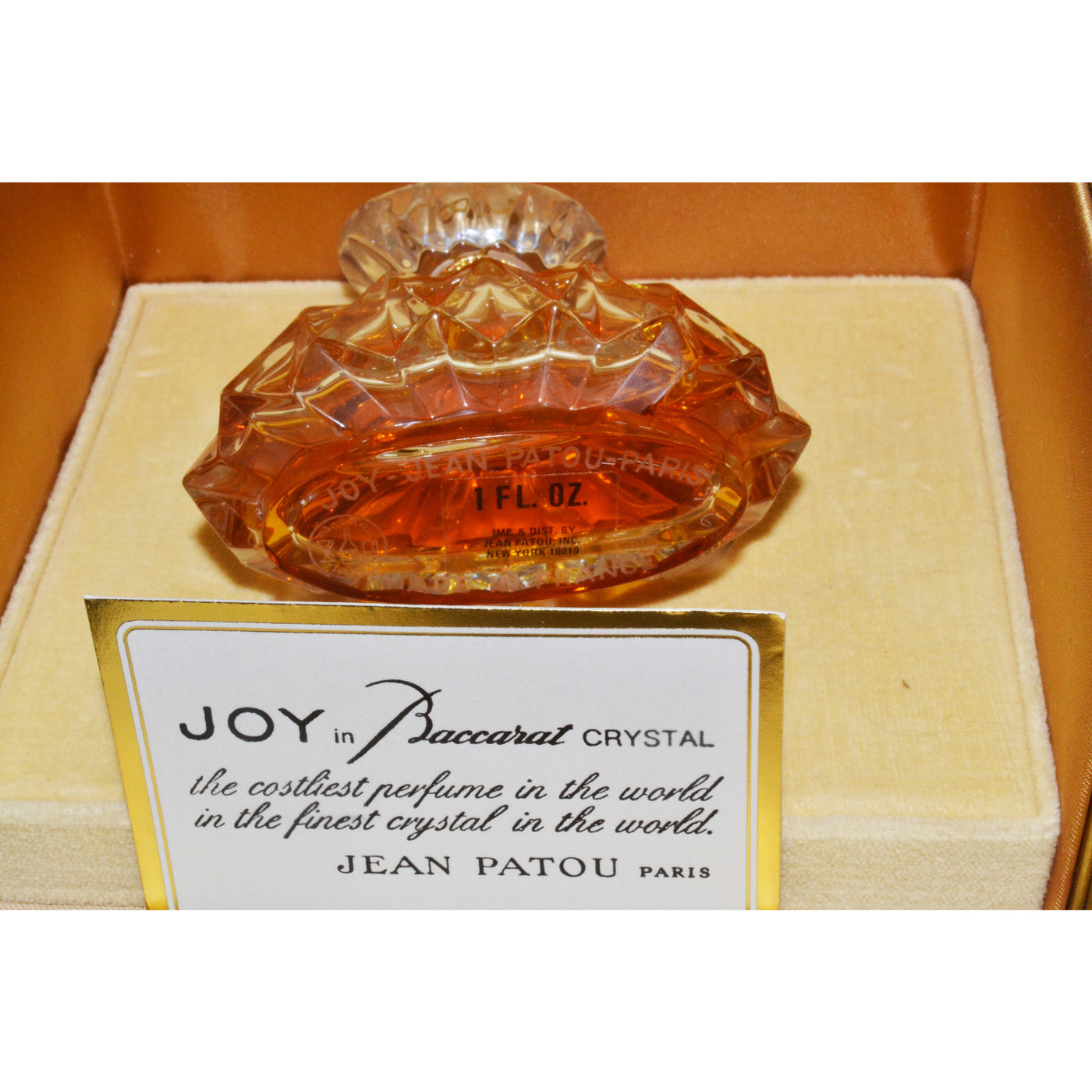 Vintage Joy Parfum Baccarat Edition By Jean Patou 
