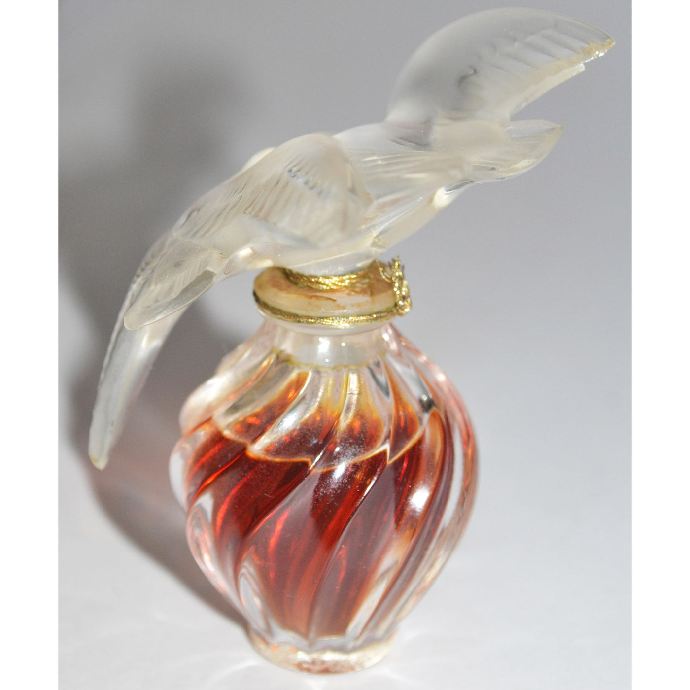 Vintage L'air Du Temps Lalique Doves Perfume Bottle