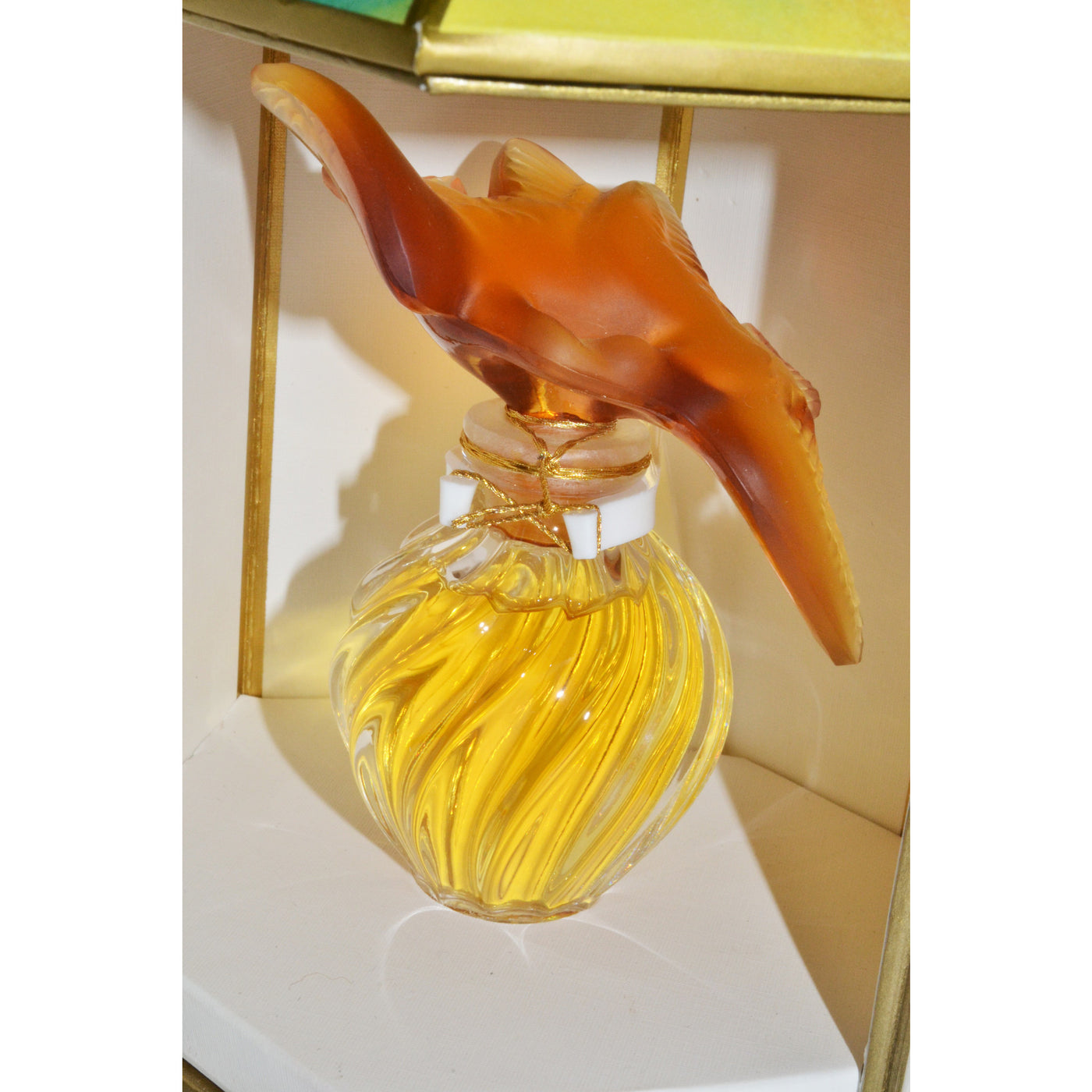 Vintage L'Air Du Temps Parfum By Nina Ricci Lalique Amber Doves