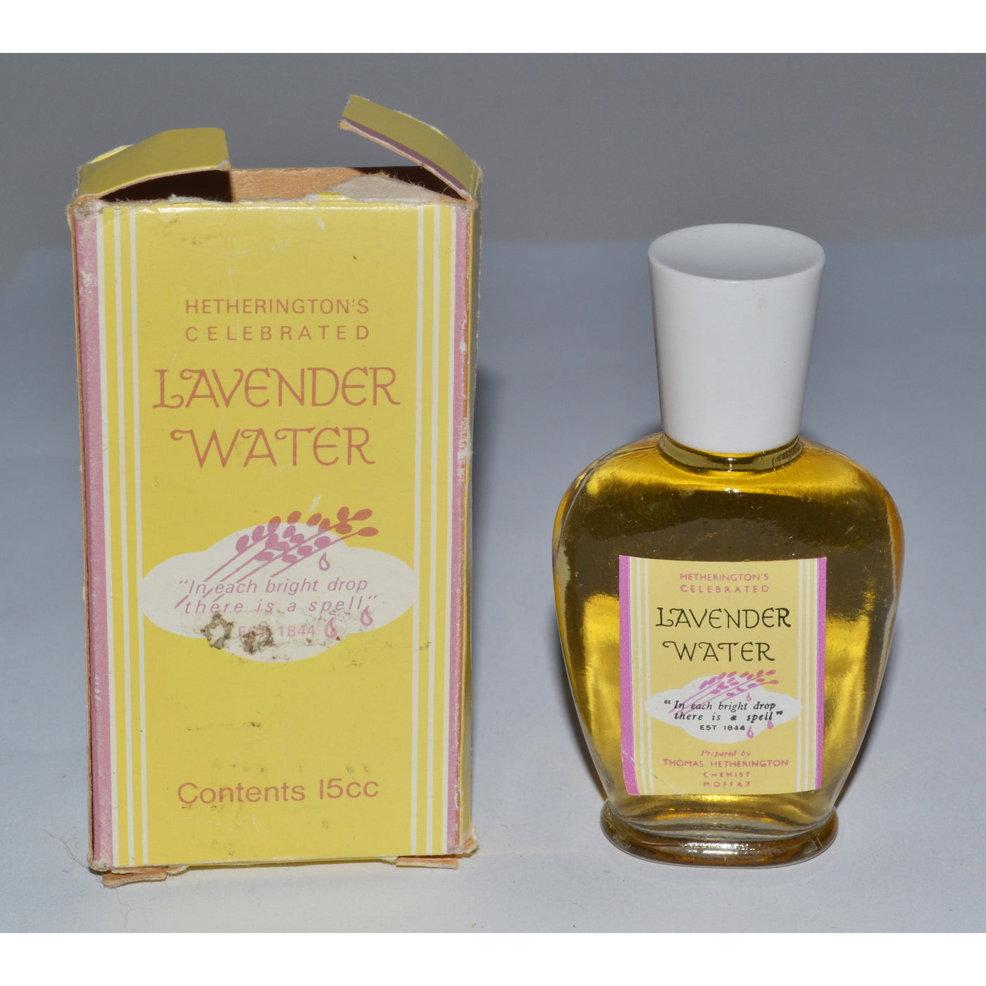 Vintage Lavender Toilet Water By Hetherington