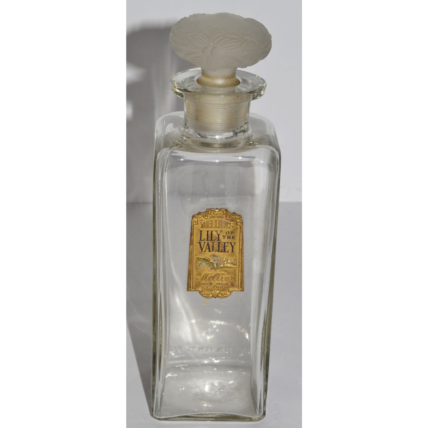 Antique Lily of the Valley Perfume Bottle By Mellier 