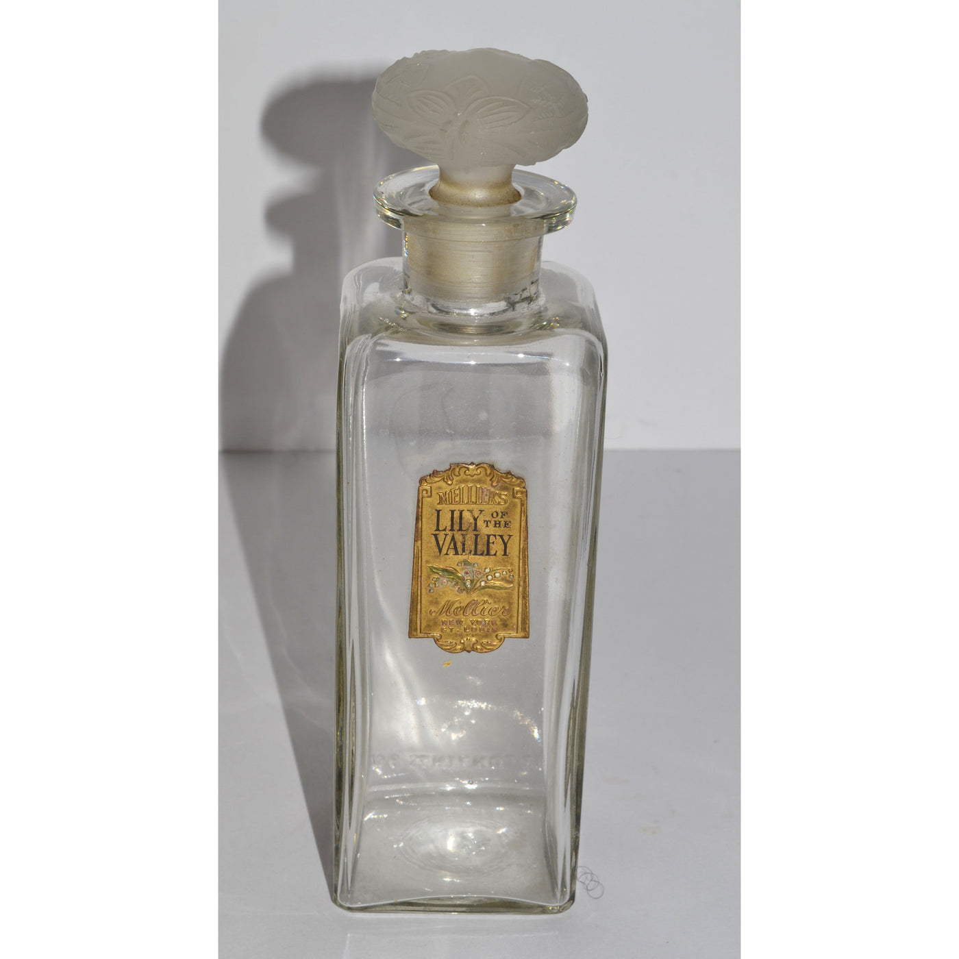 Antique Lily of the Valley Perfume Bottle By Mellier 