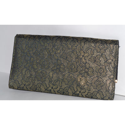 Vintage Lace & Gold Evening Purse By Majestic 