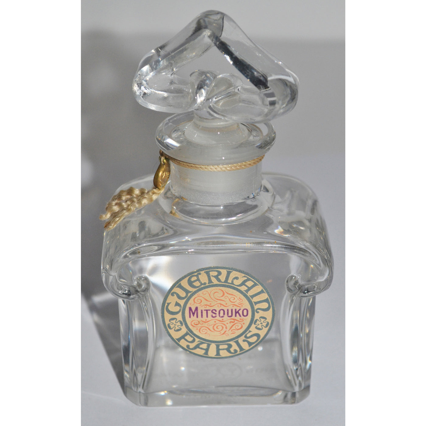 Vintage Mitsouko Baccarat Perfume Bottle By Guerlain