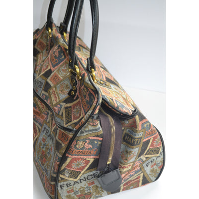Vintage World Travel Carry-All Bag By Munro Tapestry