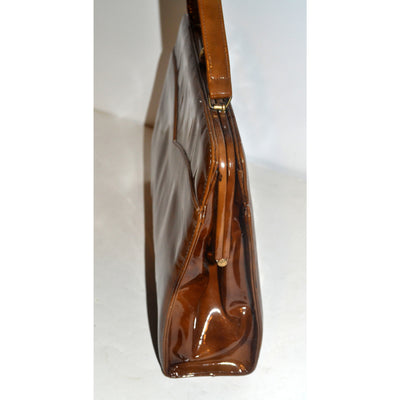 Vintage Brown High Gloss Purse by O'Connor & Goldberg 
