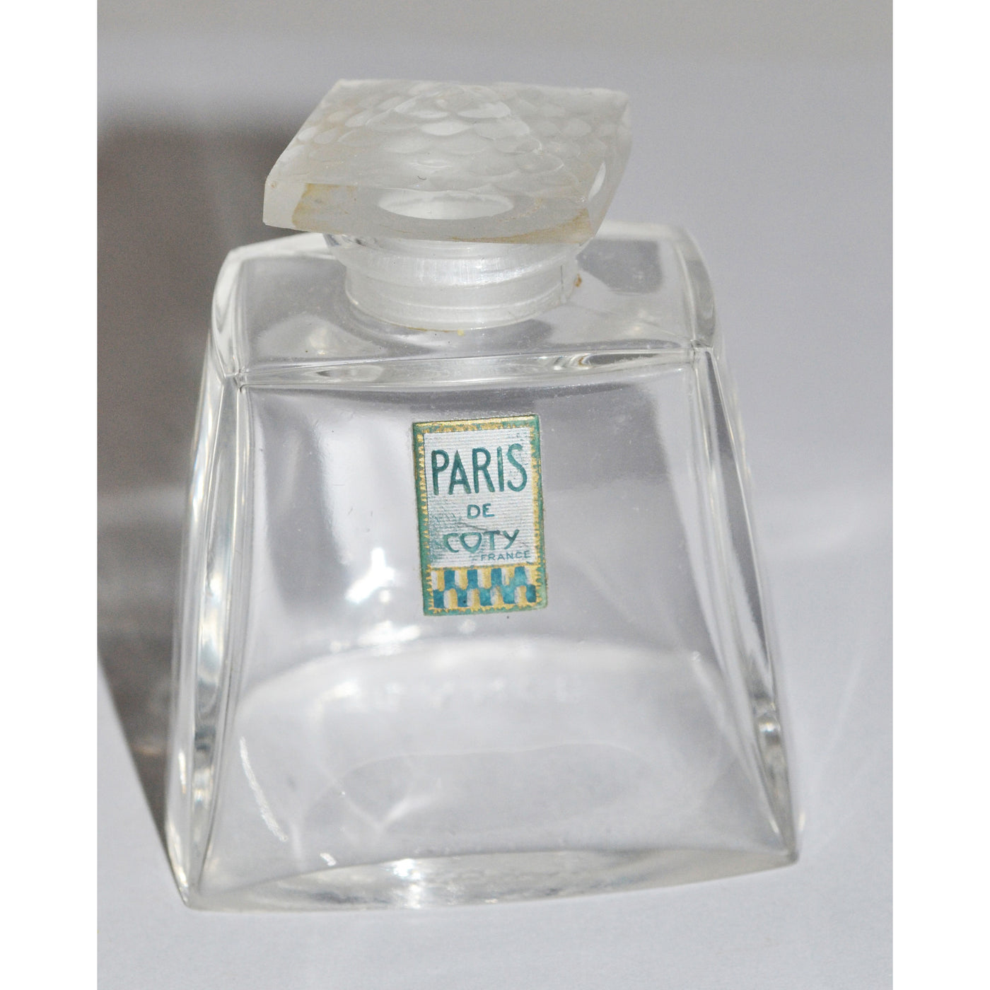 Vintage Paris Perfume Lalique Bottle By Coty