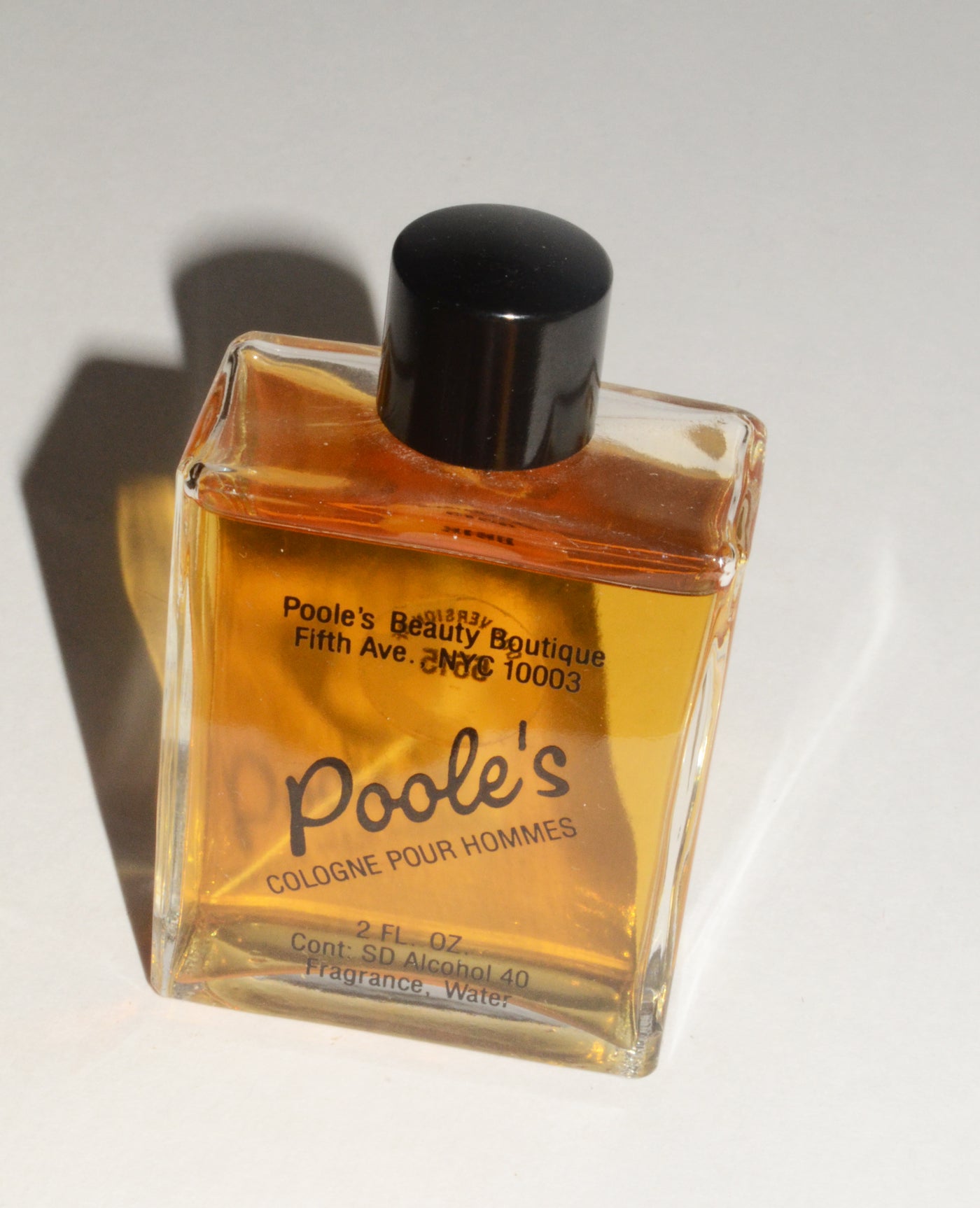Vintage Poole’s Cologne Pour Hommes