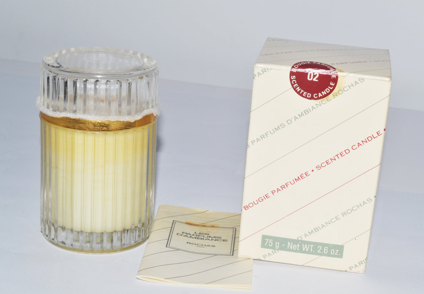 Vintage Les Parfums D’Ambiance Perfume Candle By Rochas