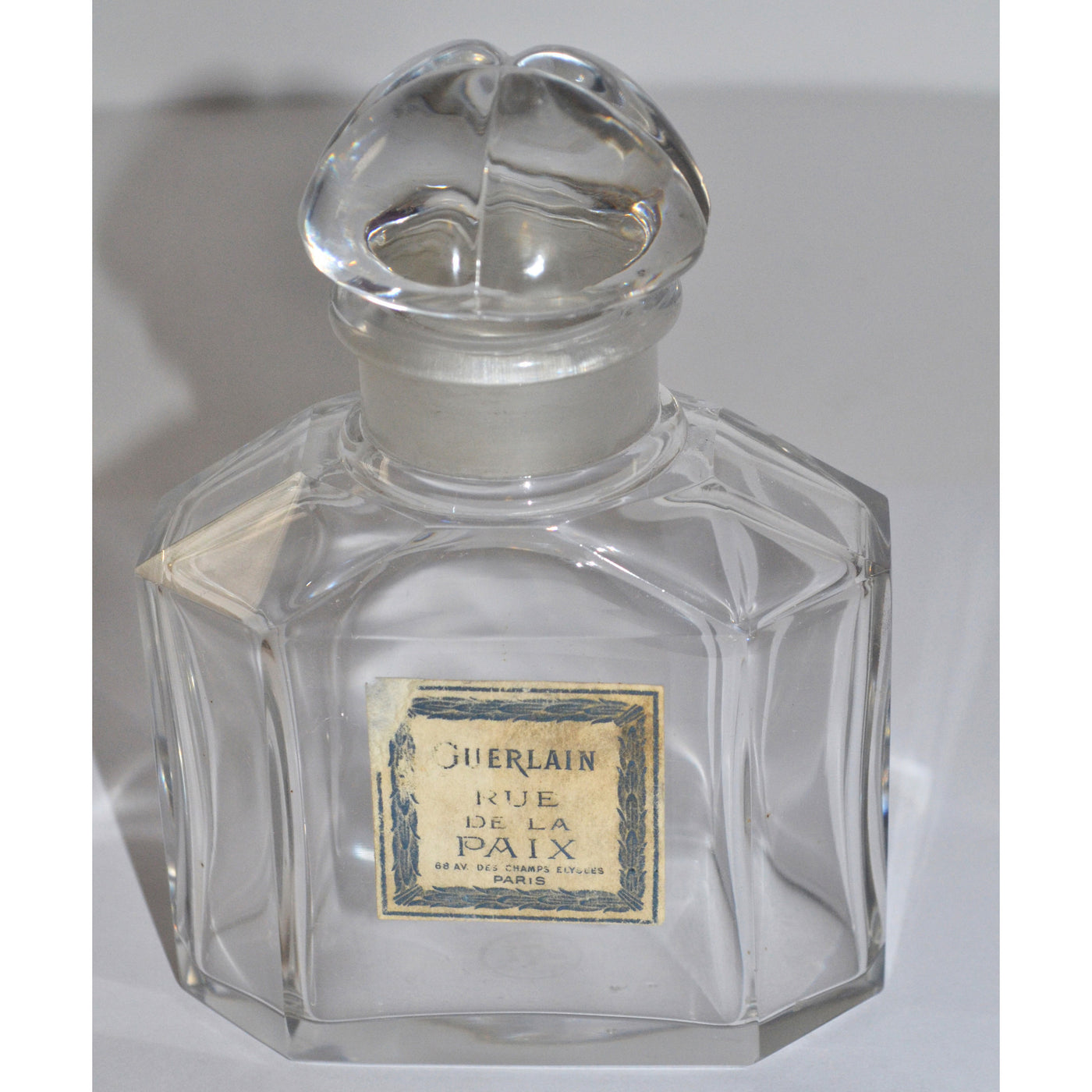 Vintage Rue De La Paix Baccarat Bottle By Guerlain 
