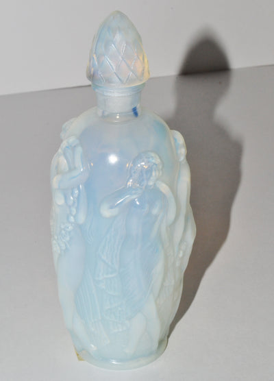 Vintage Sabino Nude Opalescent Glass Perfume Bottle