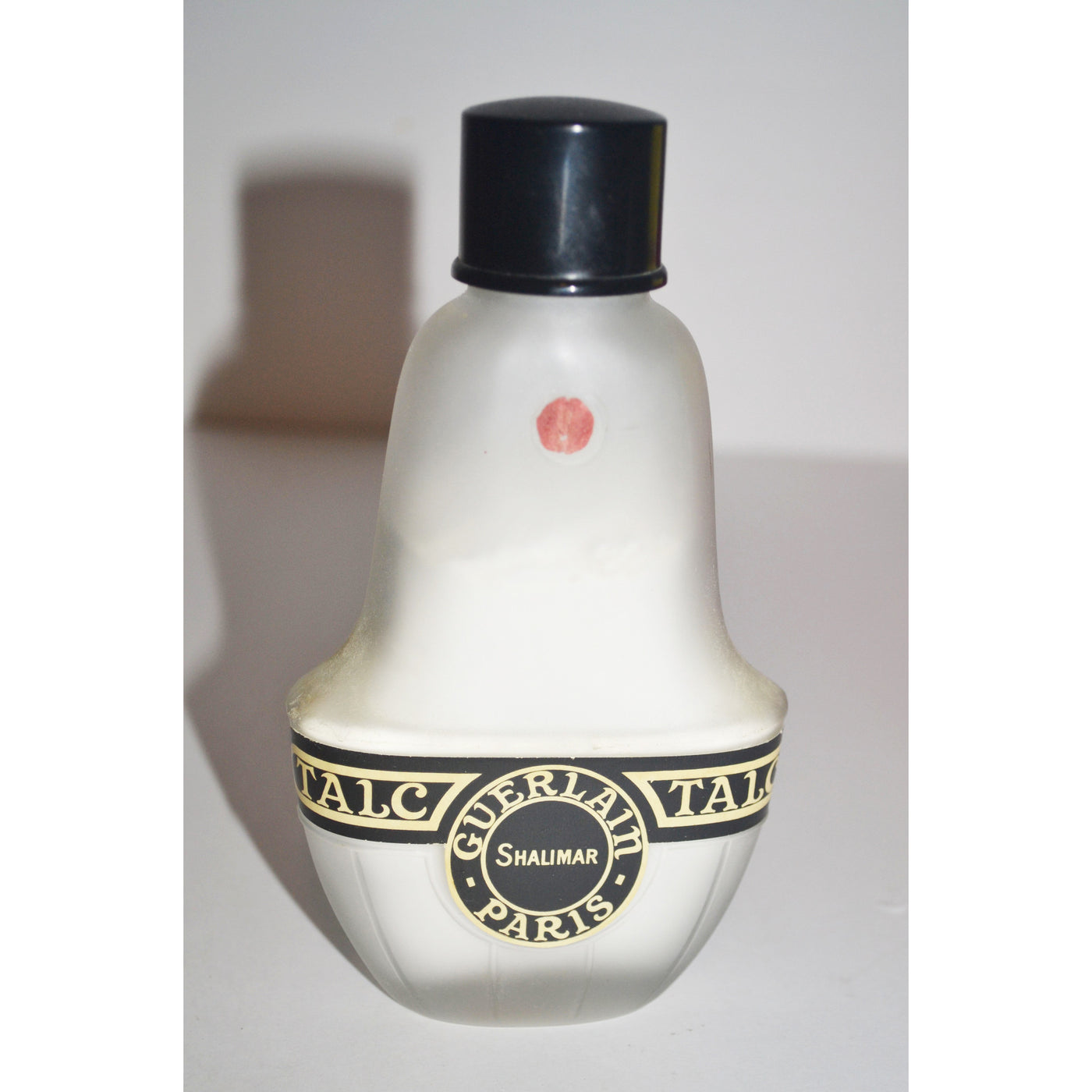 Vintage Shalimar Talc Lyre Bottle By Guerlain