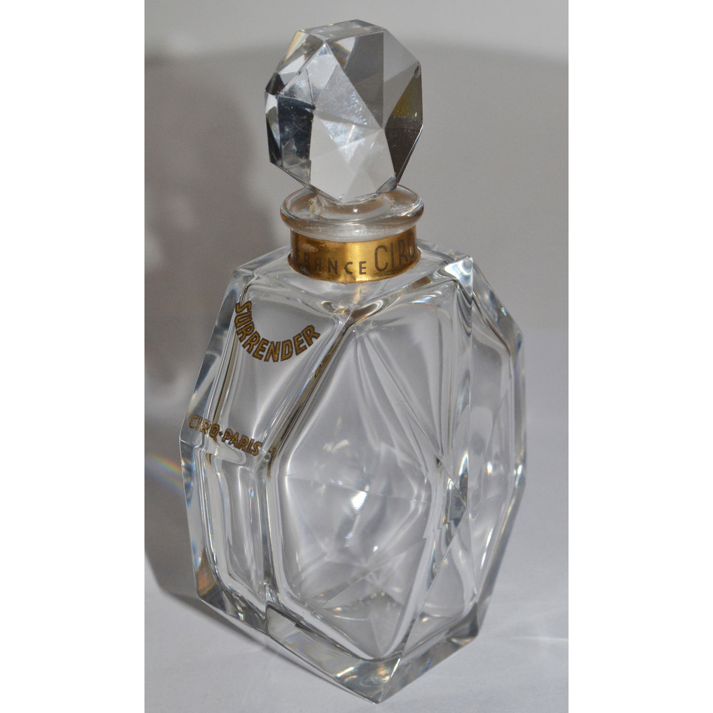 Vintage Surrender Baccarat Perfume Bottle By Ciro 