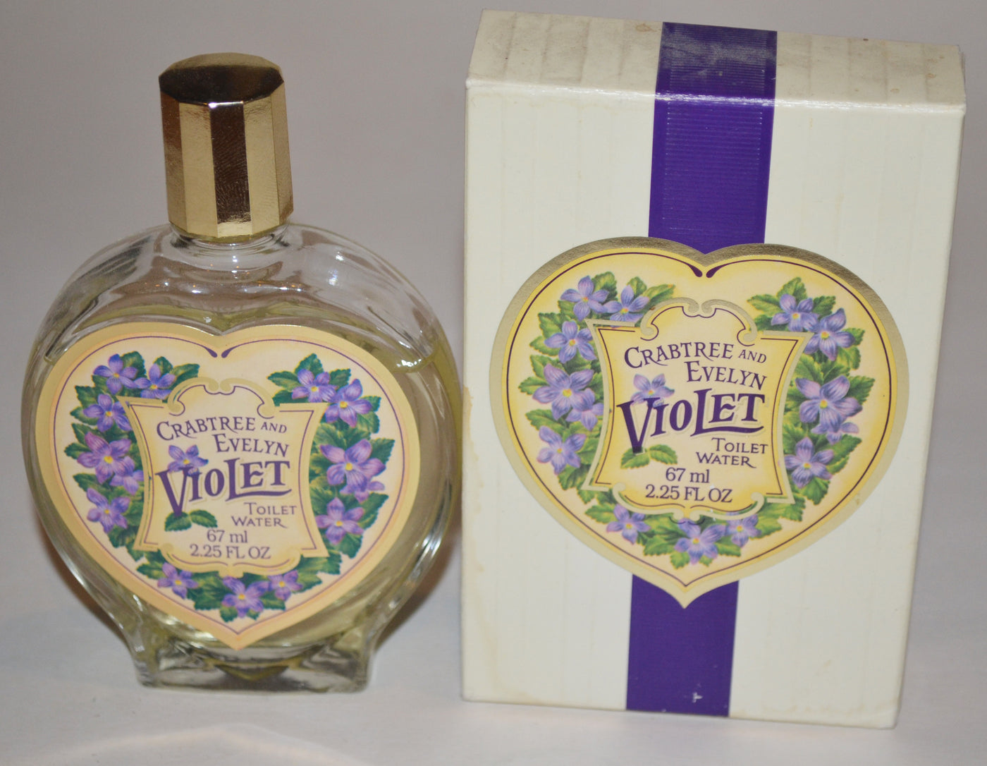 Vintage Violet Toilet Water By Crabtree And Evelyn