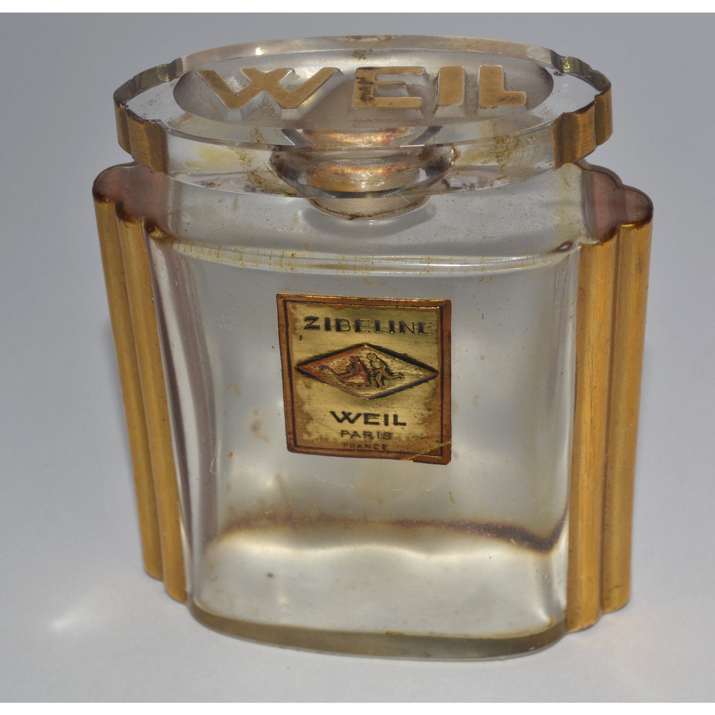 Vintage Zibeline Perfume Baccarat Bottle By Weil