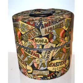 Vintage Hat Box/Carry-All Airlines By Munro 