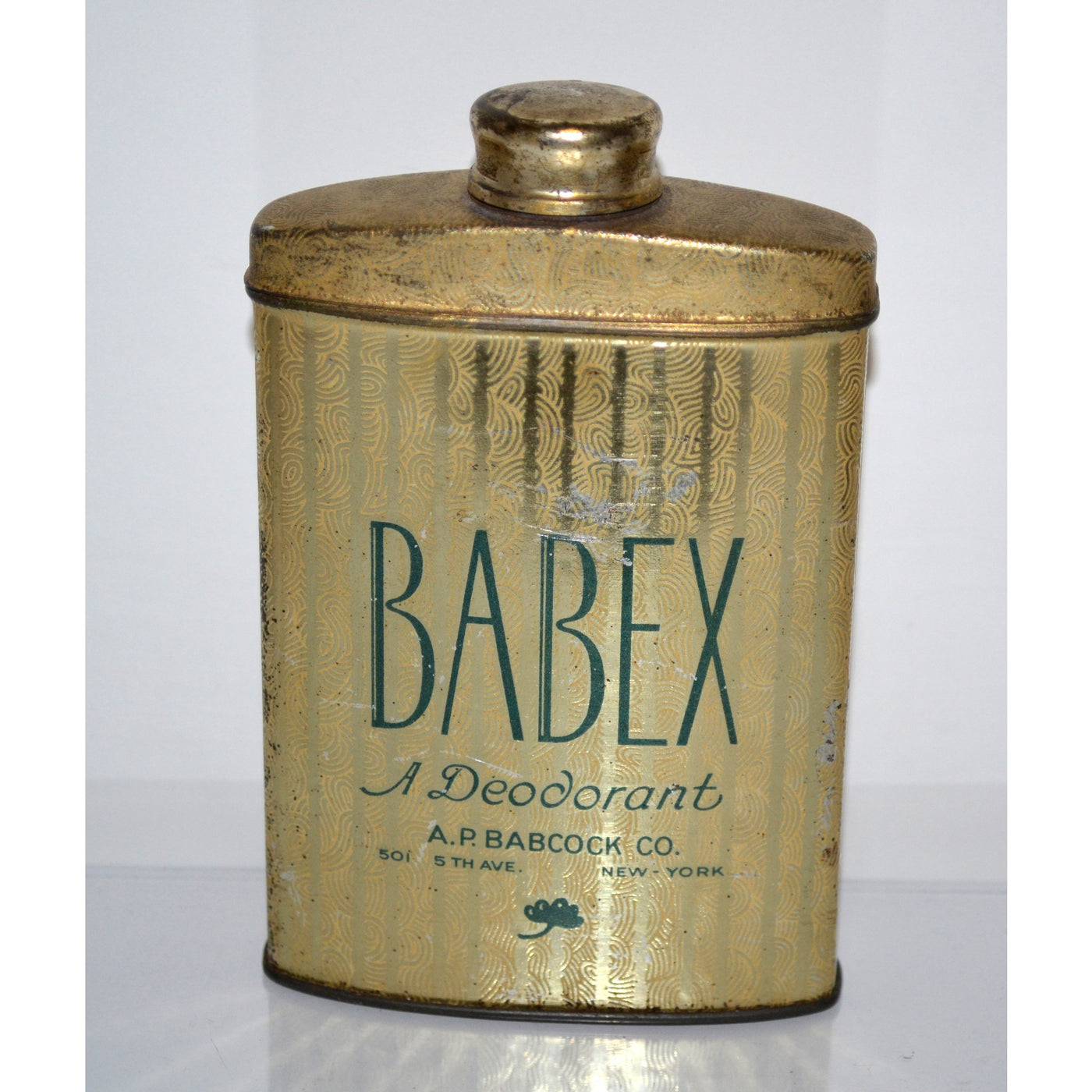 Vintage Babex Deodorant Talc By A.P. Babcock Co. 