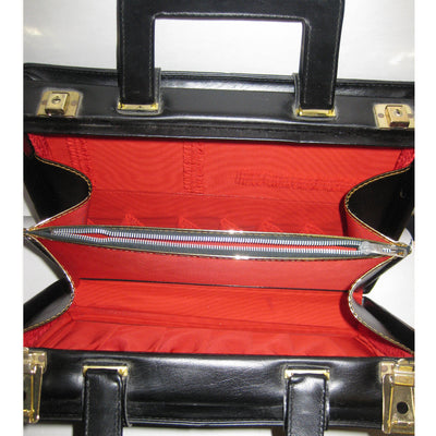 Vintage Black Attache Briefcase