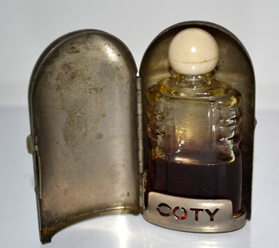 Coty Perfume Mini In Metal Case