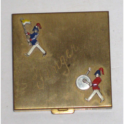 Vintage Marching Band Enamel Compact By Volupte