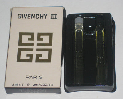 Givenchy Gentleman Eau De Toilette & Givenchy III Vials