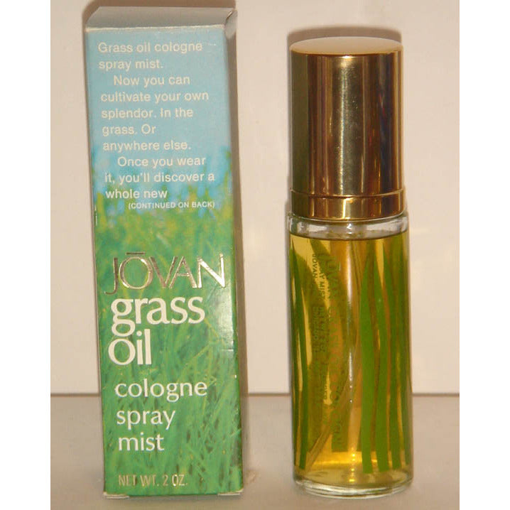 Vintage Jovan Grass Oil Cologne Spray Mist