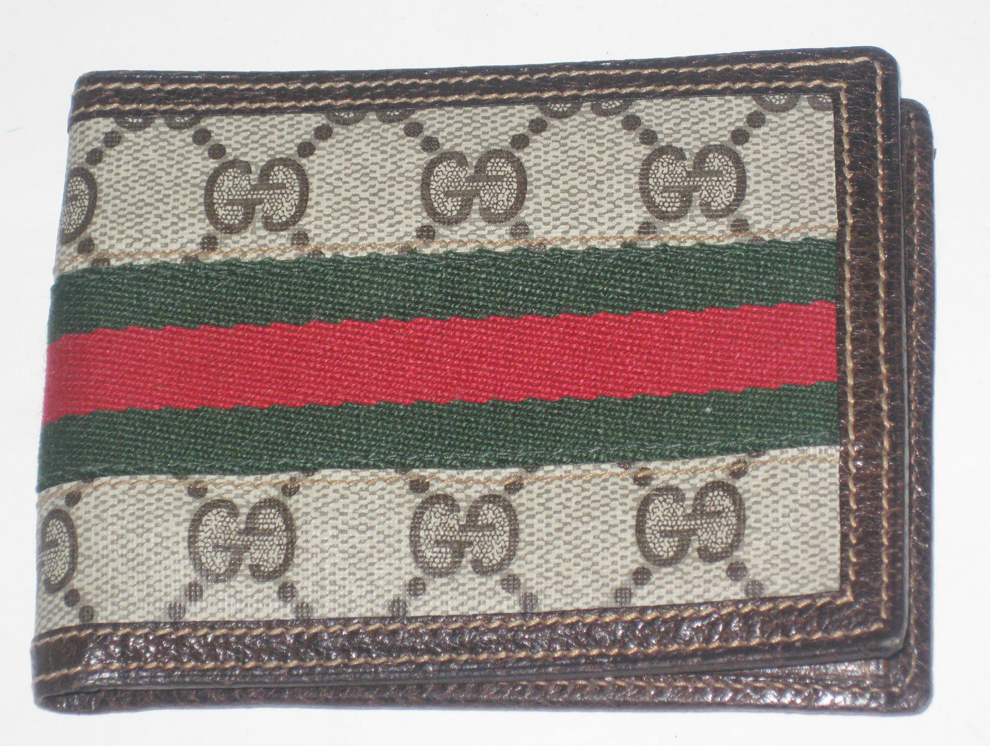 Vintage Gucci Monogram Billfold Wallet