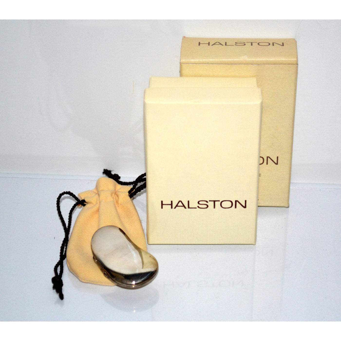Vintage Halston Creme Perfume Elsa Peretti Compact