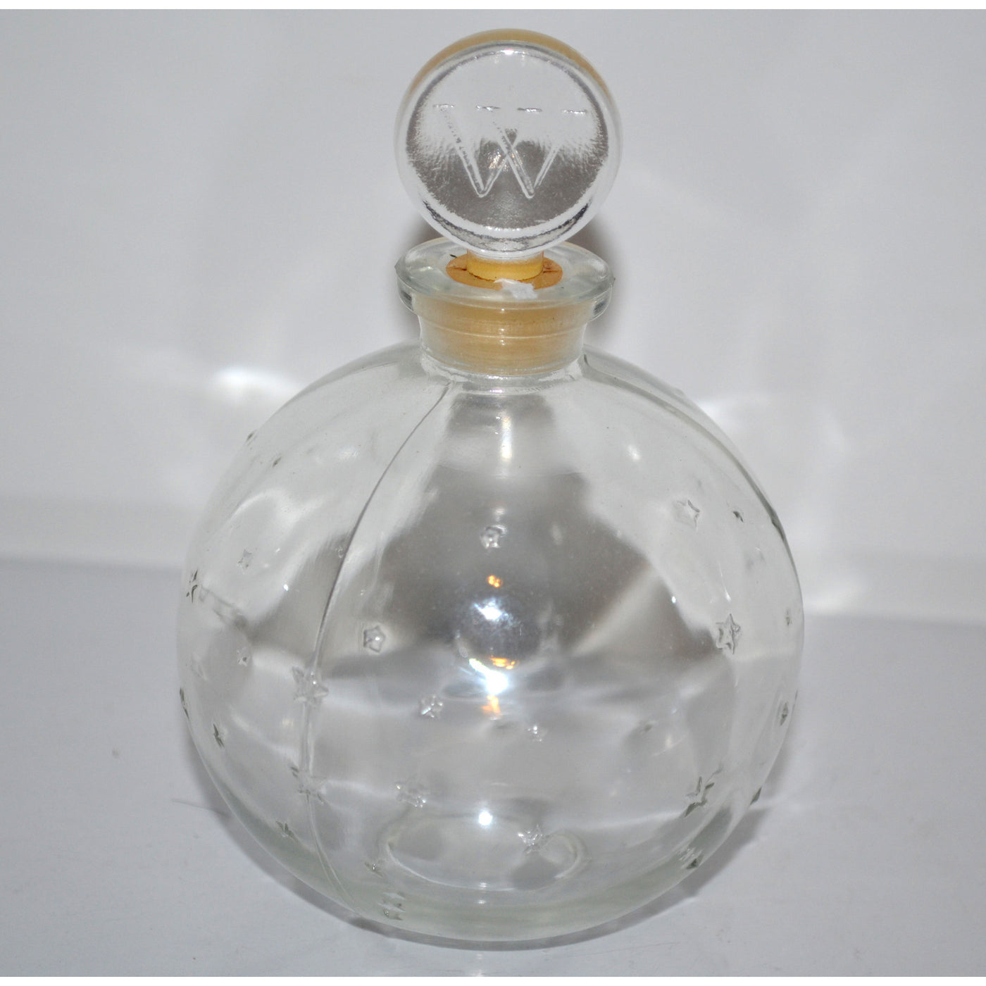 Vintage Je Reviens Lalique Stars Bottle By Worth